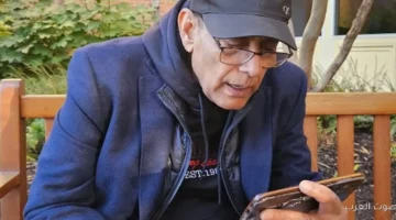 1762294514 أحمد بدير يشجع محمد صلاح في مباراة ليفربول وريال مدريد