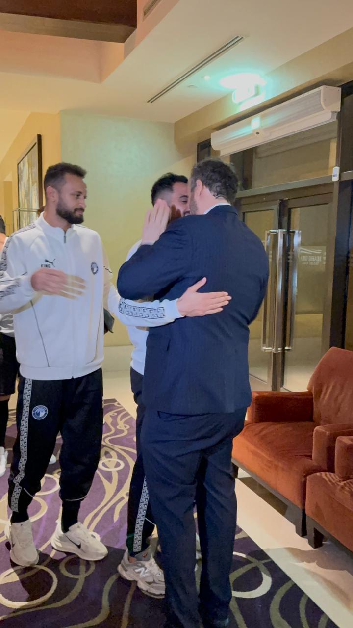 استعدادات المباراة