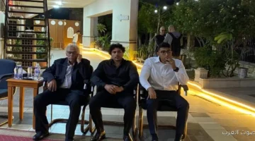 1762536134 حسن العدل يتلقى عزاء زوجته في مسجد آل رشدان