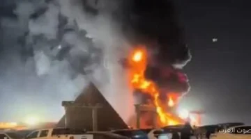 1762546032 الدفاع المدني السعودي يطفي حريق صغير في حي النسيم بالرياض