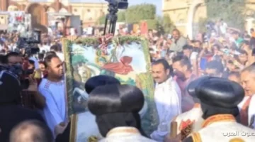 1762701626 الشهيد مار جرجس بيجمع الناس مئات زاروا دير الرزيقات في