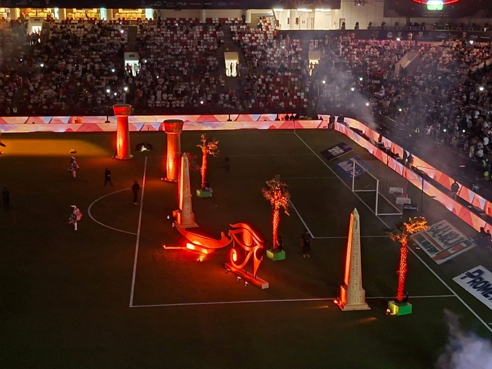 1762703953 197 شوفوا ستاد محمد بن زايد بينور بلمسات فرعونية في مباراة