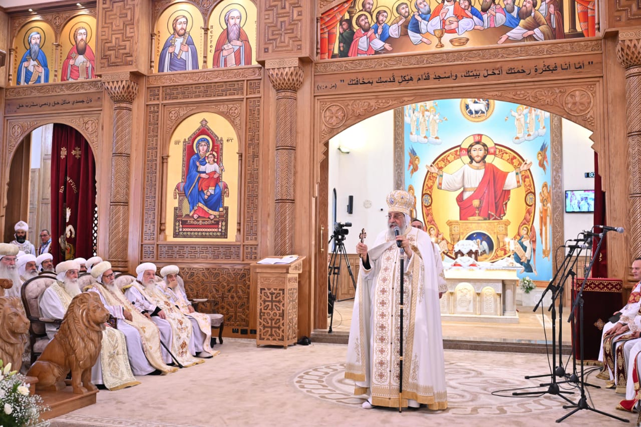 1762719146 937 البابا تواضروس يفتتح كاتدرائية العذراء ومارمرقس في 6 أكتوبر وبيتعرف