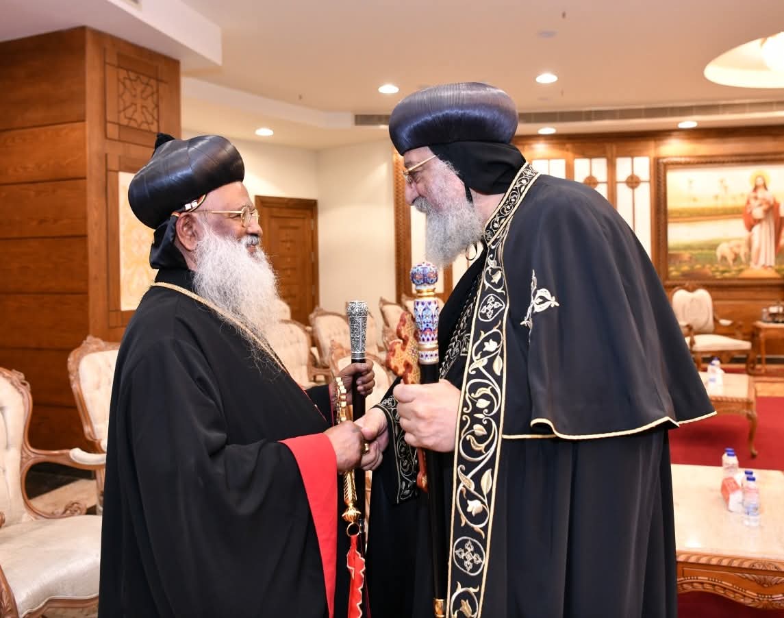 1762792064 267 البابا تواضروس يستقبل كاثوليكوس كنيسة مالانكارا الأرثوذكسية من الهند