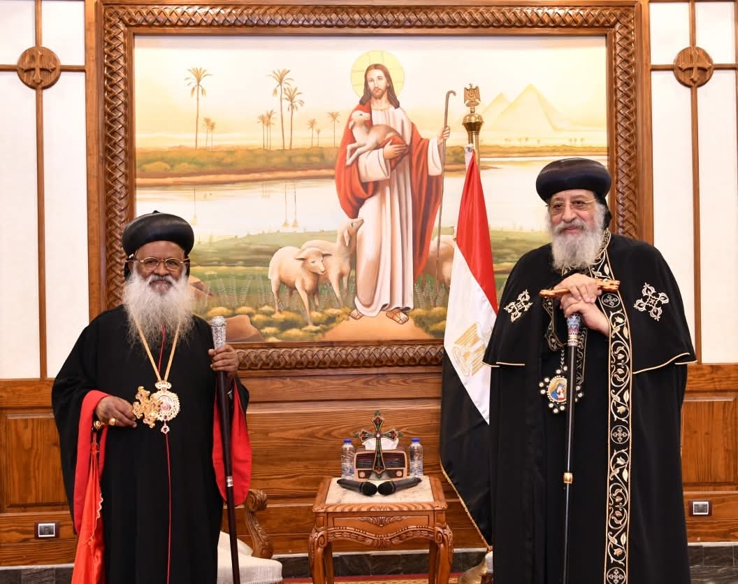 1762792064 723 البابا تواضروس يستقبل كاثوليكوس كنيسة مالانكارا الأرثوذكسية من الهند