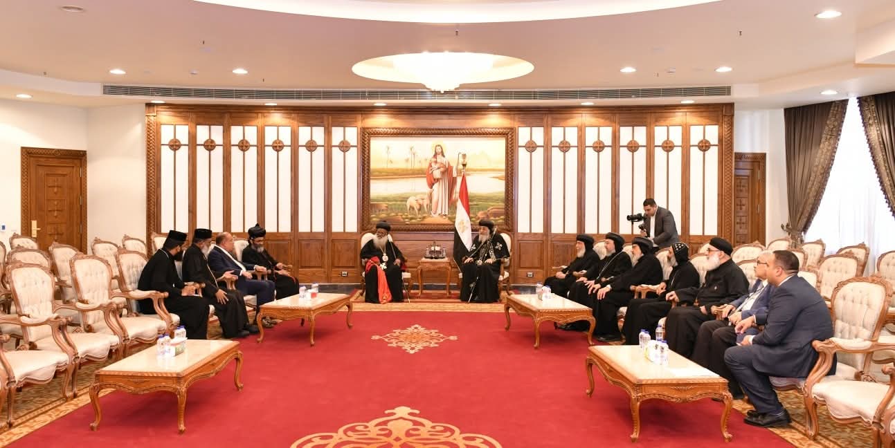 1762792064 746 البابا تواضروس يستقبل كاثوليكوس كنيسة مالانكارا الأرثوذكسية من الهند