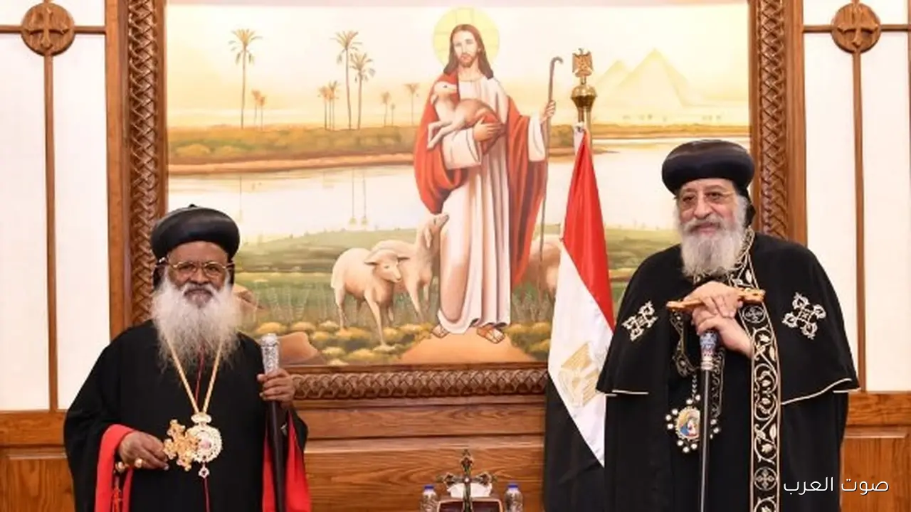 1762792065 البابا تواضروس يستقبل كاثوليكوس كنيسة مالانكارا الأرثوذكسية من الهند