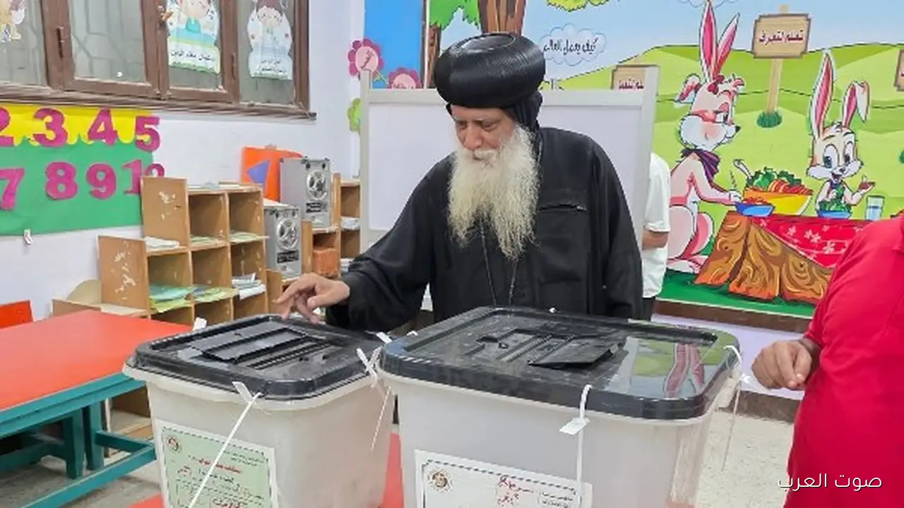 1762798453 الأنبا متاؤوس يشارك في انتخابات مجلس النواب 2025