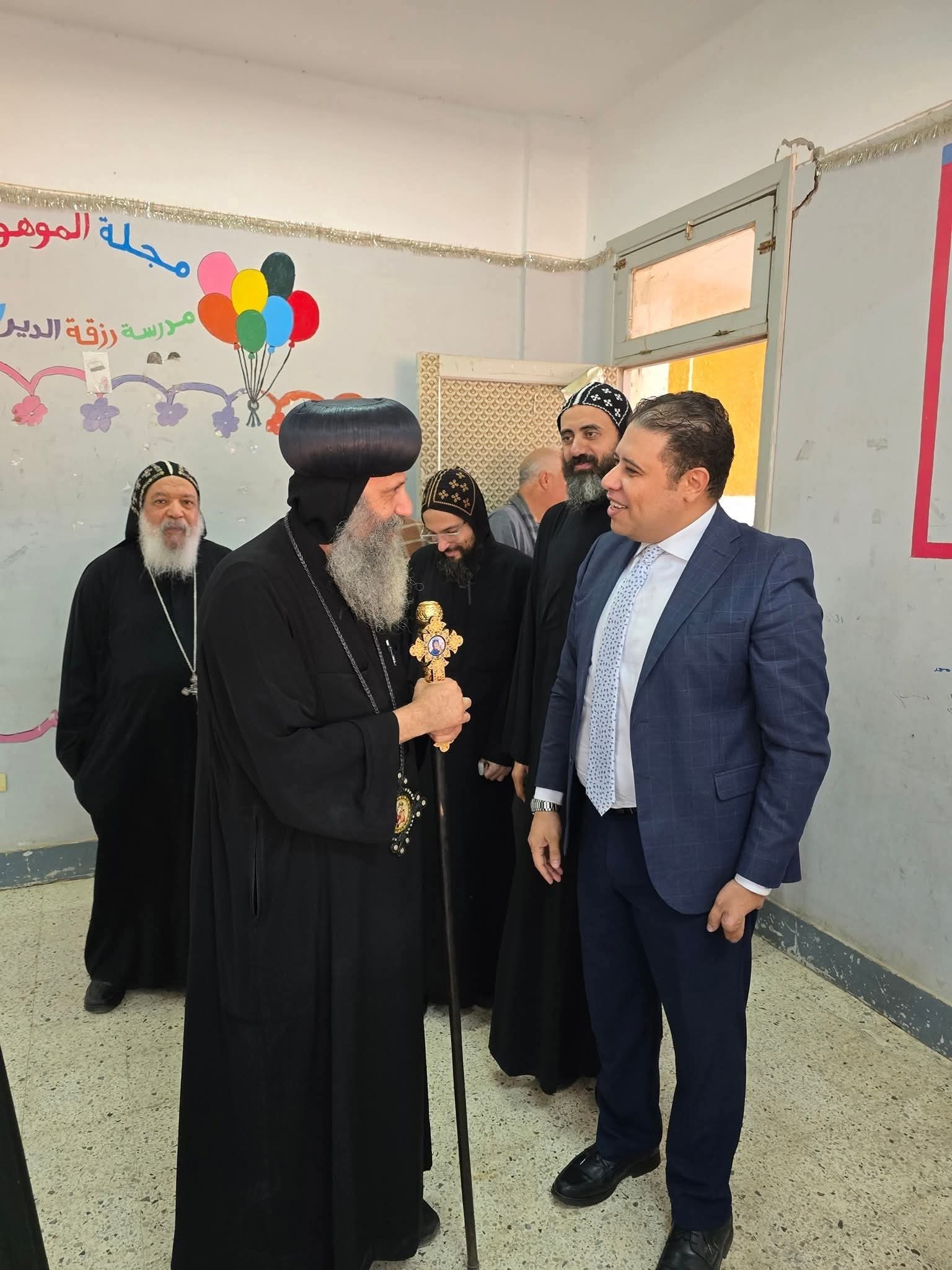 1762798996 406 الأنبا بضابا والأنبا بيجول يشاركوا في انتخابات مجلس النواب