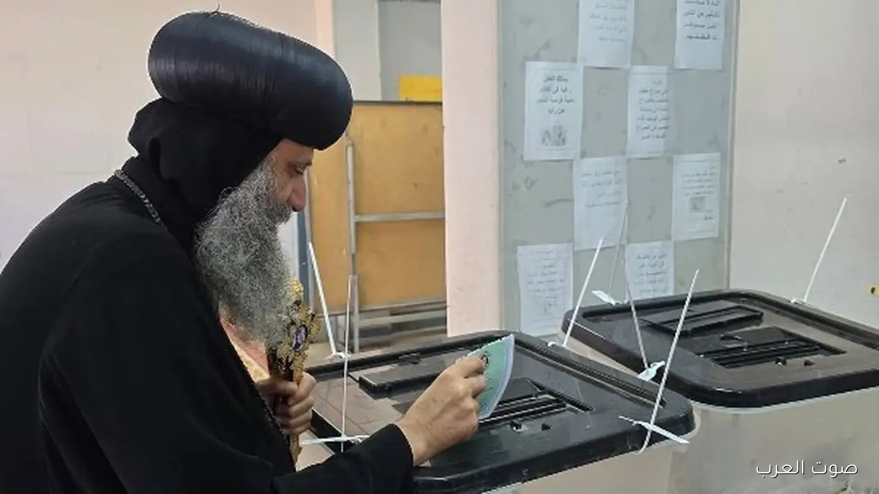 1762798997 الأنبا بضابا والأنبا بيجول يشاركوا في انتخابات مجلس النواب