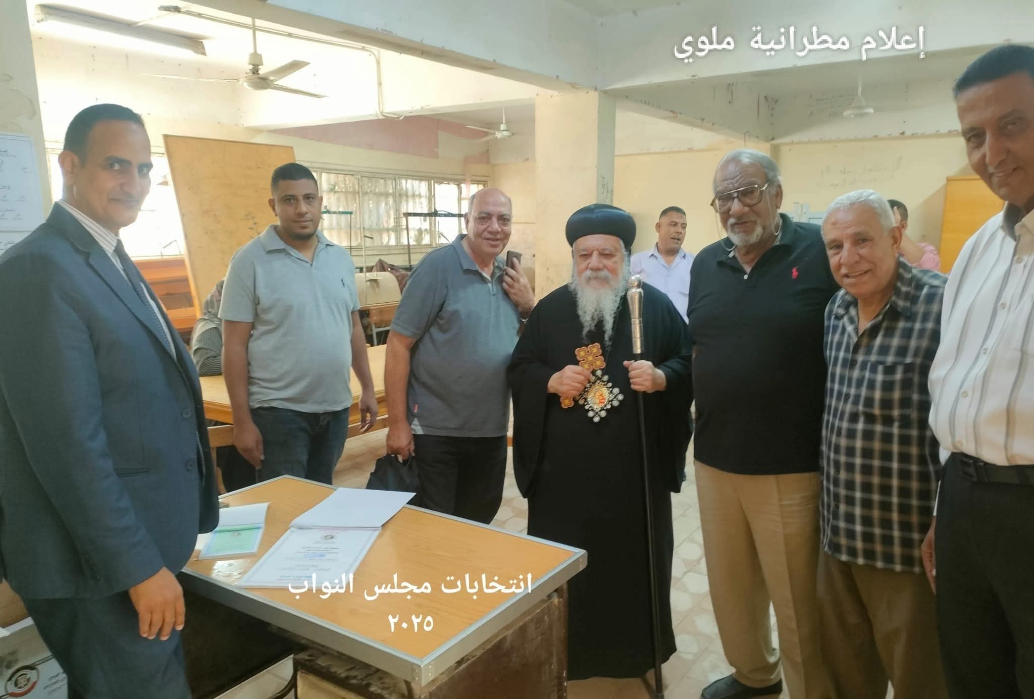 1762800227 104 الأنبا ديمتريوس والأنبا بقطر يصوتوا في انتخابات مجلس النواب