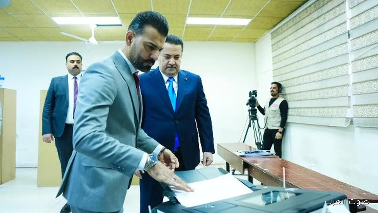 1762851096 رئيس وزراء العراق يصوت في انتخابات مجلس النواب