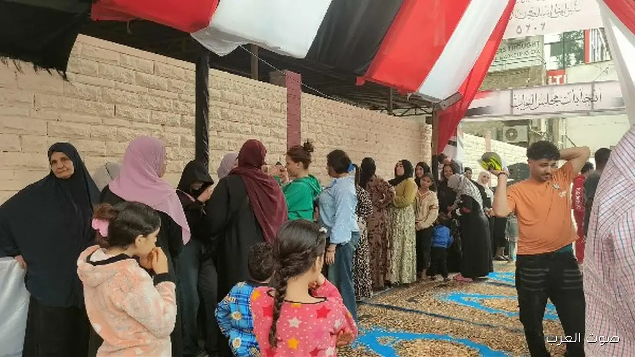 1762868777 استراحة ساعة في لجان الانتخابات بعد زحمة كبيرة من الناخبين