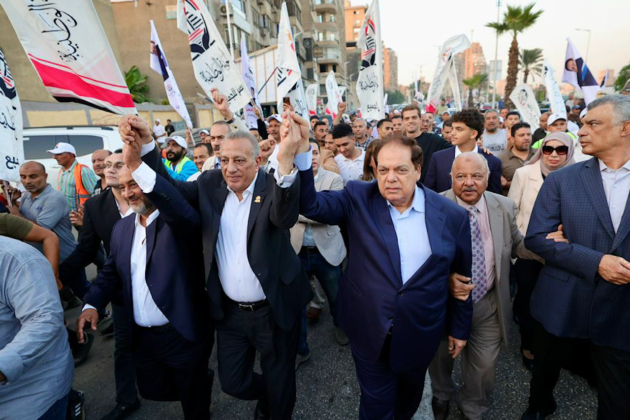 1762883848 764 مسيرة كبيرة للجبهة الوطنية في الجيزة بقيادة أبو العينين لدعم