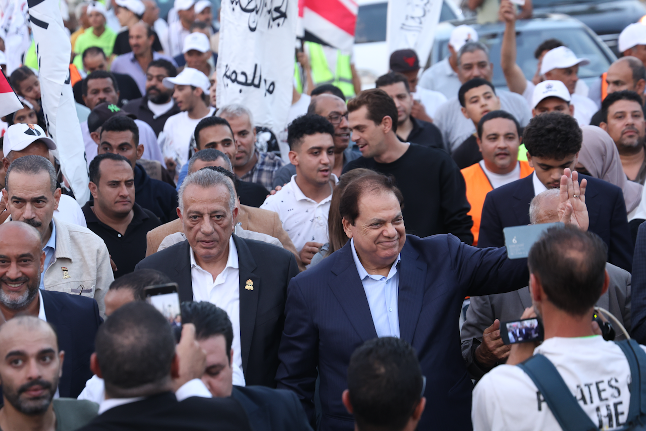 1762883849 320 مسيرة كبيرة للجبهة الوطنية في الجيزة بقيادة أبو العينين لدعم