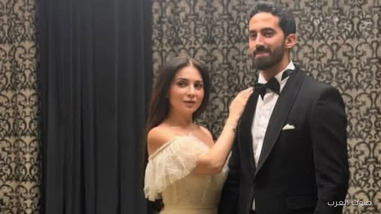 1762894165 مي عز الدين تتألق كالأميرات في كتب كتابها