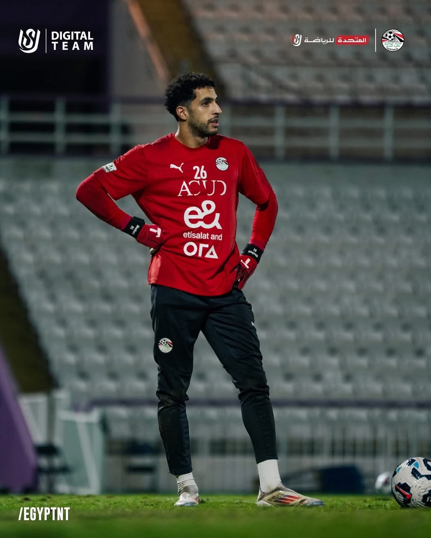 صورة من مباراة منتخب مصر