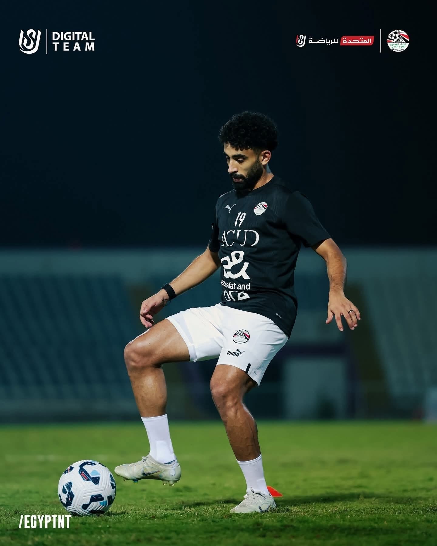 صورة من مباراة منتخب مصر