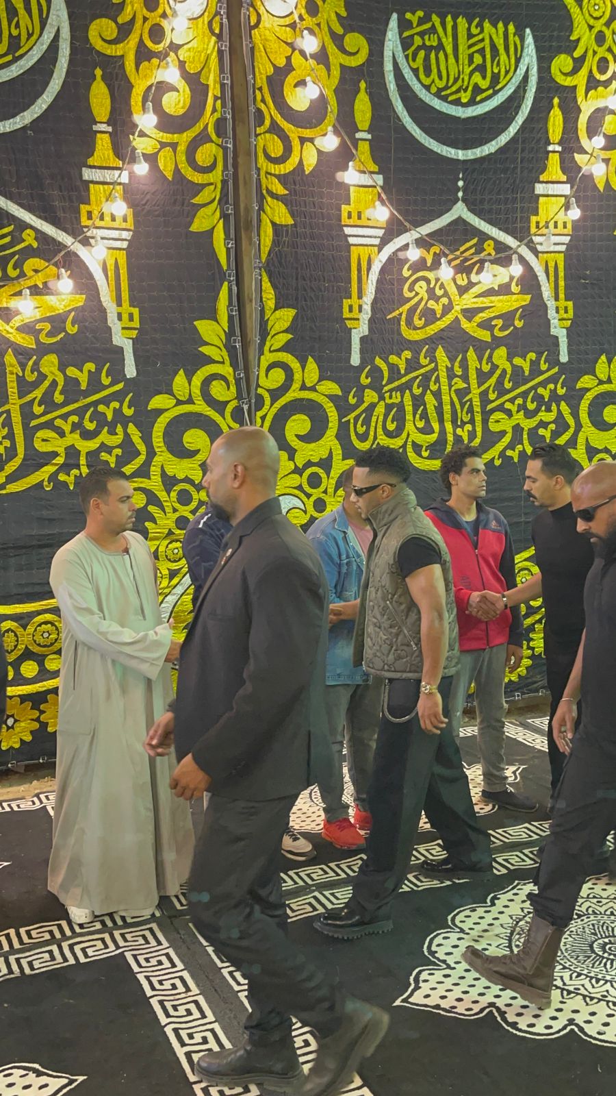 1762968440 794 محمد رمضان يعزي في وفاة إسماعيل الليثي صور