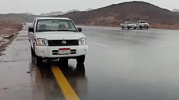 الأمطار بمدينة سانت كاترين 