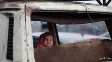 1763139938 خيام النازحين في غزة بتغرق بسبب الأمطار والدفاع المدني يحذر