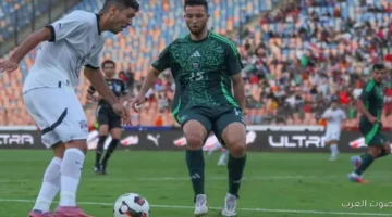 1763141066 مصر تفوز على الجزائر 3 2 بهدف قاتل في مباراة ودية