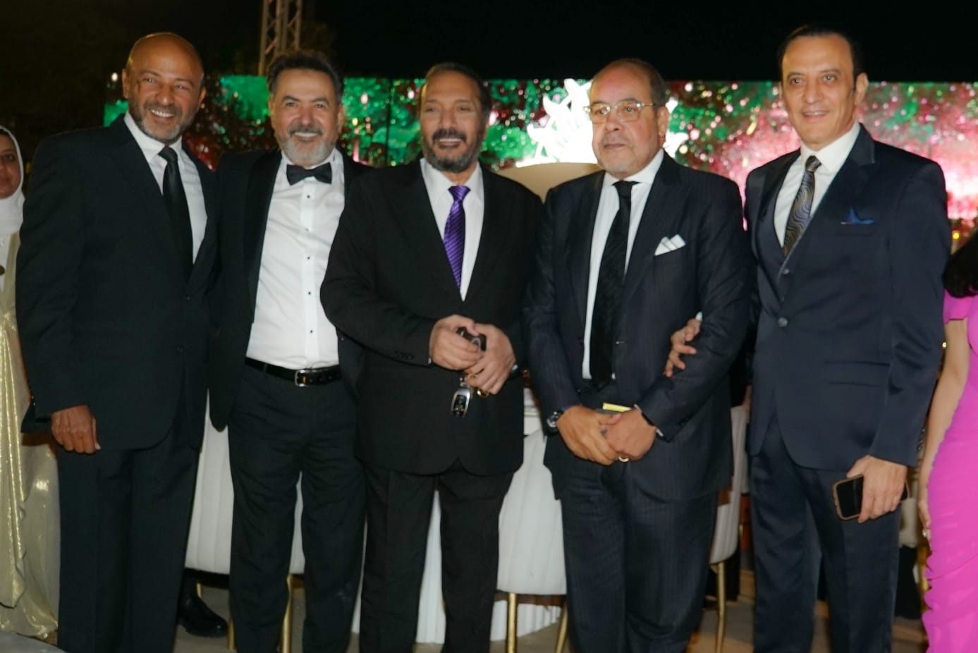 1763168847 243 نجوم الفن والإعلام يحتفلوا مع خيري رمضان بزفاف ابنه عمر