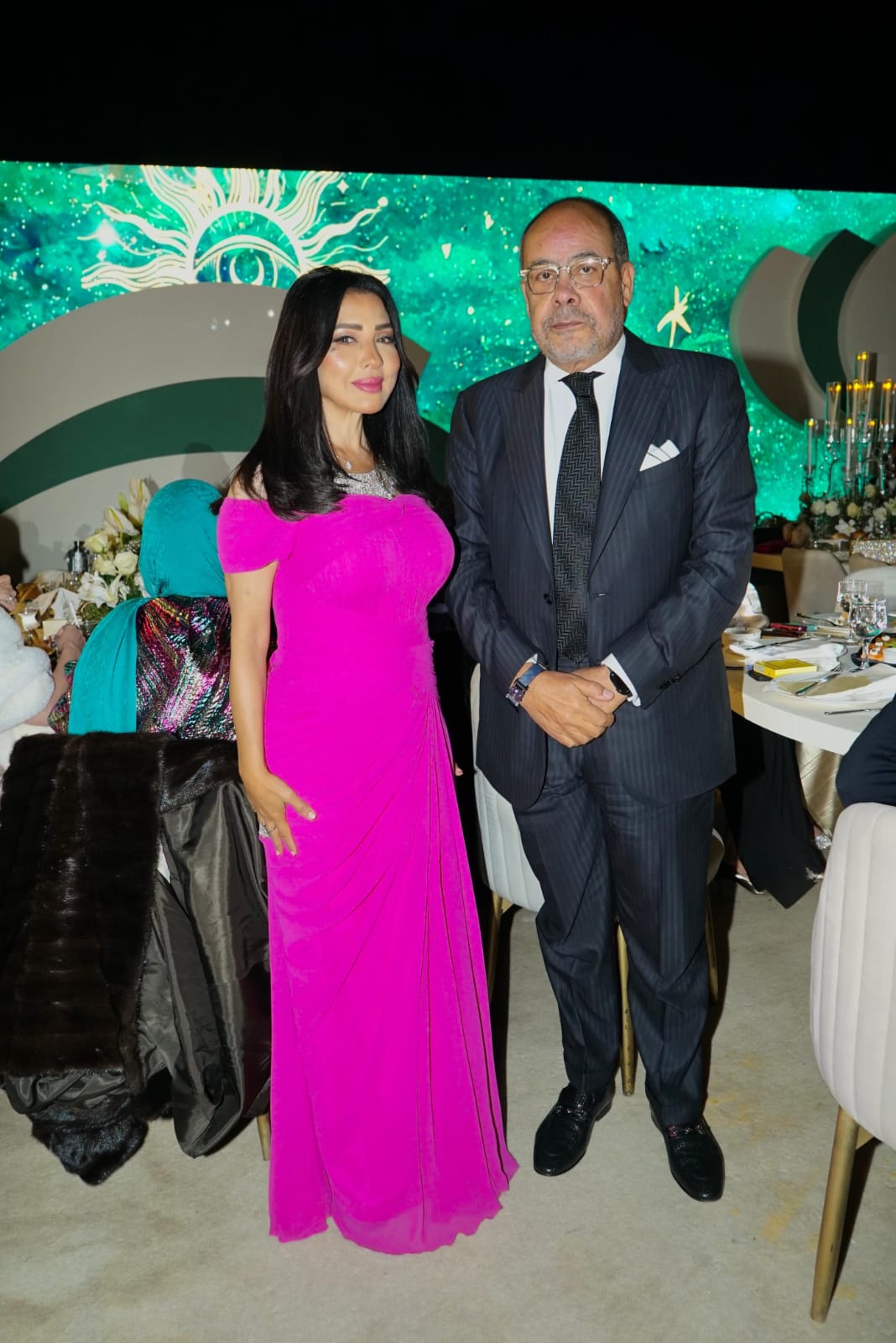 1763168847 431 نجوم الفن والإعلام يحتفلوا مع خيري رمضان بزفاف ابنه عمر