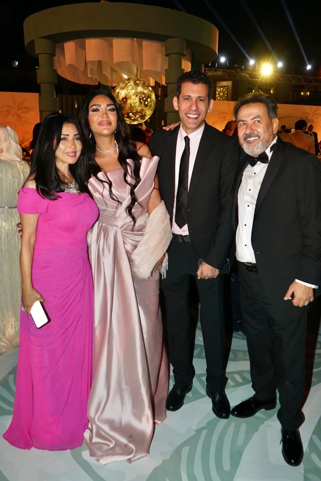 1763168847 723 نجوم الفن والإعلام يحتفلوا مع خيري رمضان بزفاف ابنه عمر