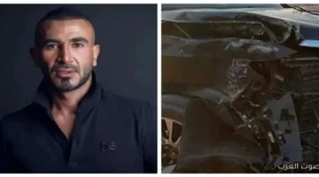 1763213321 كل تفاصيل حادث الفنان أحمد سعد صور