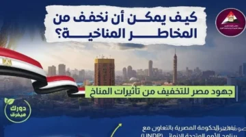 1763214937 انفوجراف شوف خطة الحكومة للتخفيف من المخاطر المناخية