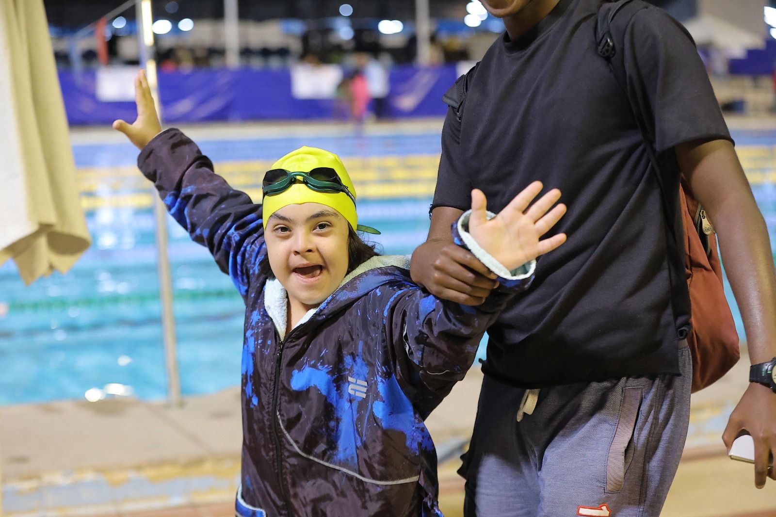 1763220800 694 بدء بطولة السباحة الوطنية للأولمبياد الخاص المصري 2025