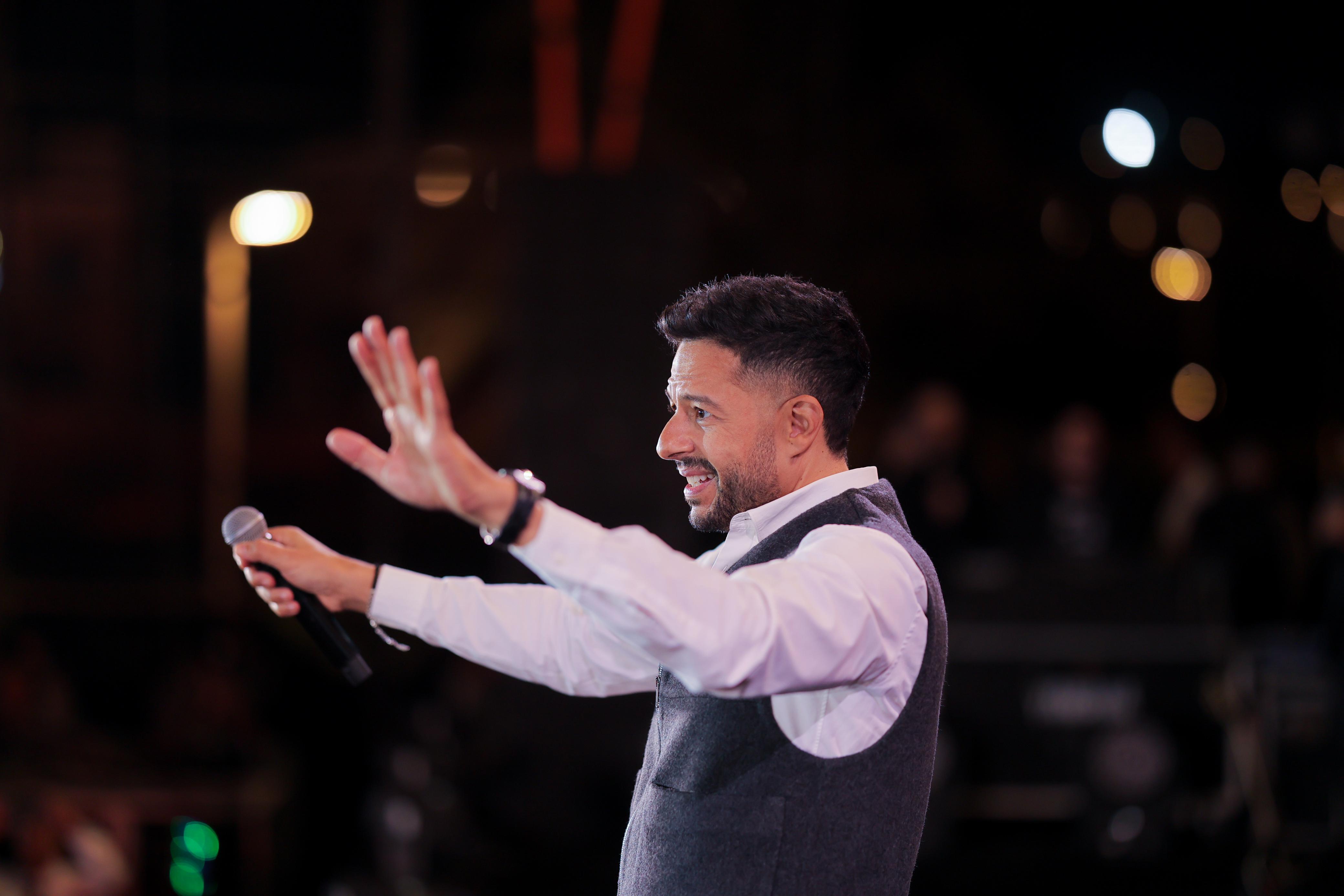 محمد حماقي في حفله