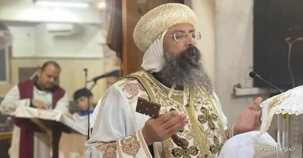 الأنبا زوسيما يقيم قداس لتكريس كنيسة مارجرجس ويعين شمامسة
