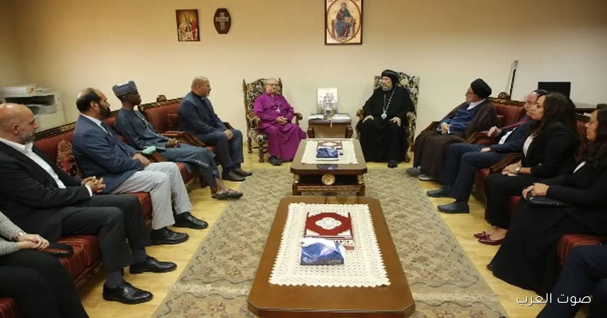 بتكليف من البابا.. الأنبا إرميا يستقبل أعضاء لجنة العلاقات المسيحية الإسلامية