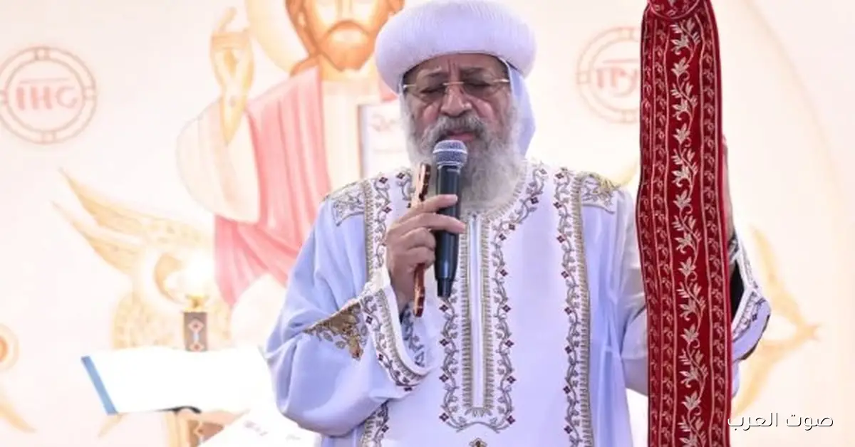 البابا تواضروس يصلي قداس عيد التجليس الـ 13 في كنيسة قانون الإيمان بوادي النطرون