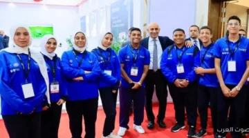 1763483994 وزير التعليم يشوف جناح مدرستنا في معرض Cairo ICT ويتعرف