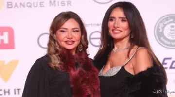 1763498783 زينة وناهد السباعي يتألقوا على السجادة الحمراء لفيلم بنات الباشا