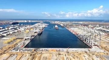 1763510614 شوفوا أحدث صور من الجو لمحطة حاويات تحيا مصر 1