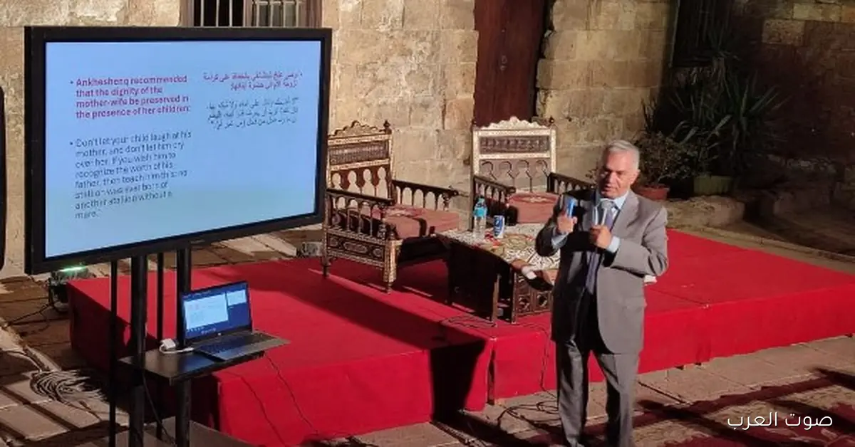 مؤسسة زاهي حواس بتستضيف الدكتور ممدوح الدماطي في محاضرة “نساء على عرش مصر” بقصر الأمير طاز