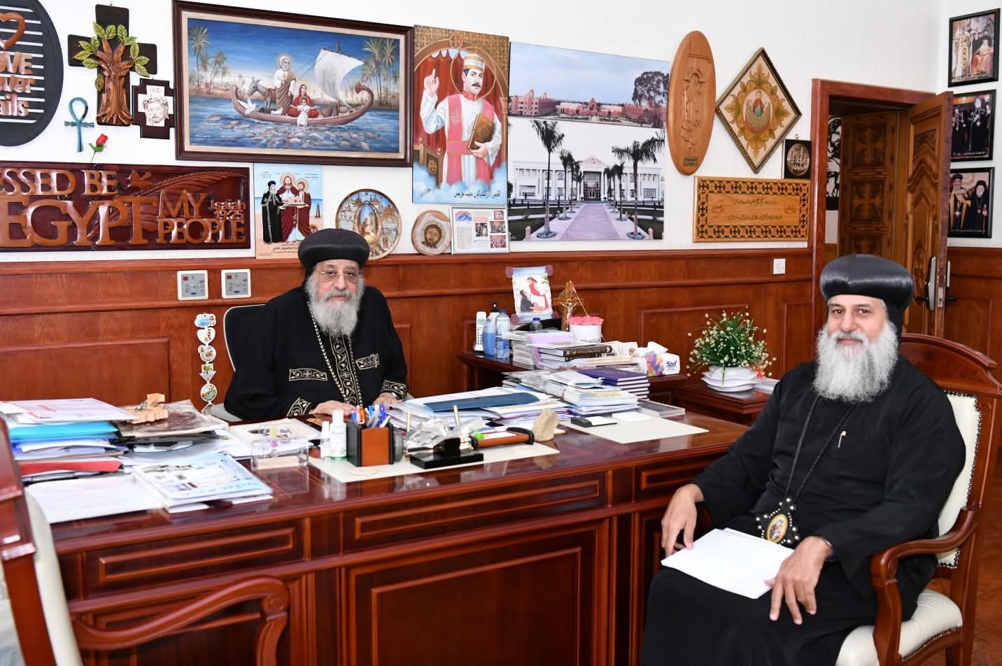 1763569117 226 اجتماعات مكثفة للبابا تواضروس مع أساقفة الكنيسة صور