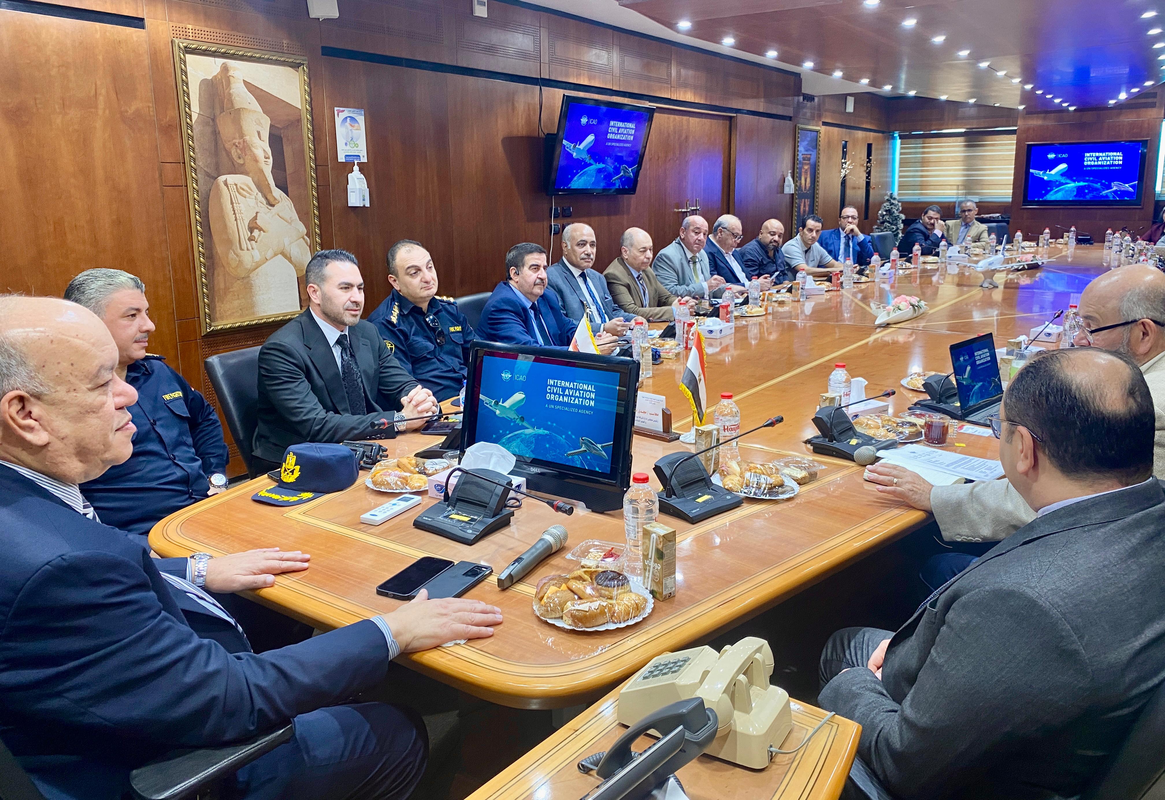 1763573547 265 مطار القاهرة يطور أنظمة الإطفاء بشكل صديق للبيئة