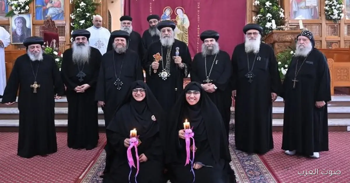 البابا تواضروس يعين 6 راهبات جداد في أديرة مصر وأمريكا