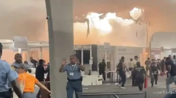 1763663445 حريق في جناحي الصين وأفريقيا فوضى في مؤتمر المناخ بالبرازيل