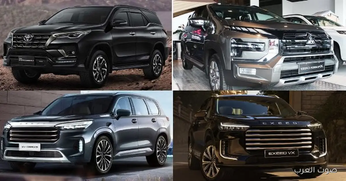 5 عربيات عائلية في السوق المصري.. أسعارها ومواصفاتها