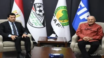 1763674220 أبوريدة يستقبل وزير الرياضة علشان يناقشوا دعم المنتخبات وتنفيذ توجيهات