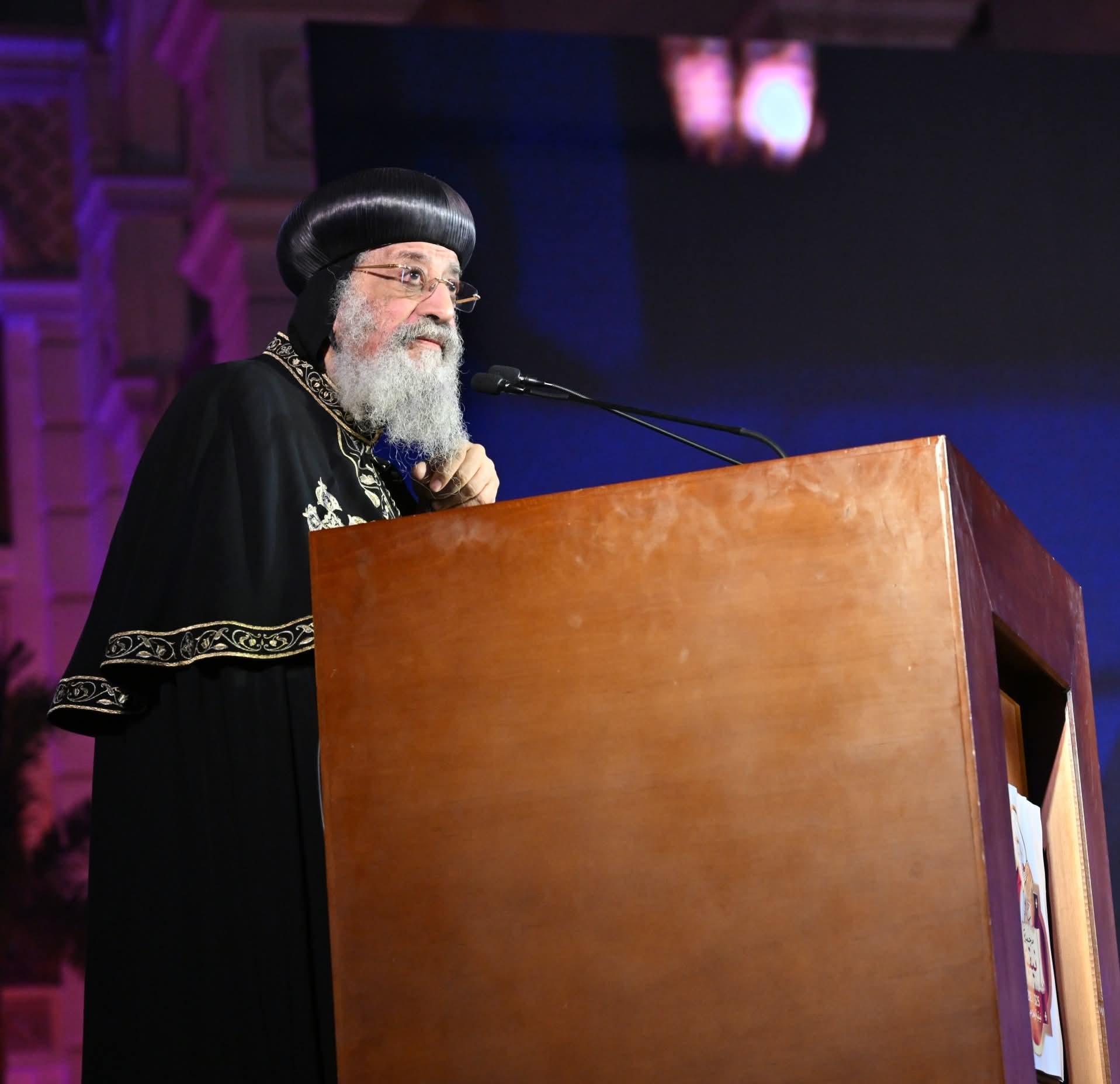 1763683508 967 البابا تواضروس مصر دايمًا حاضنة للإيمان وحتفضل مؤثرة في العالم