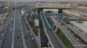 1763704517 لقطات رائعة من الجو لمحطة عدلي منصور بعد التجديدات الجديدة