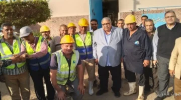 1763727978 رئيس صرف صحي القاهرة الكبرى يزور محطتين في شبرا الخيمة