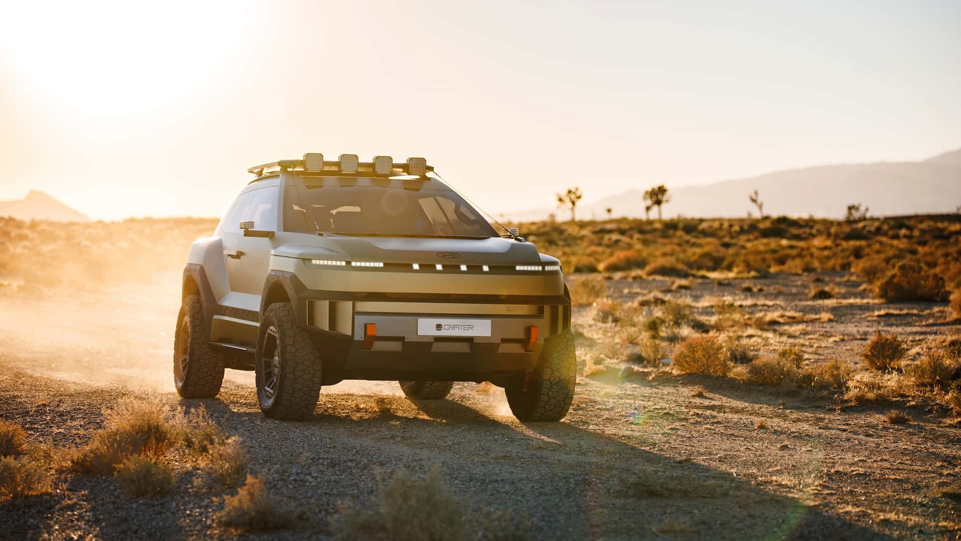 1763767832 764 هيونداي بتعرض النسخة الاختبارية كريتر للطرق الوعرة صور